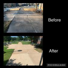 before and after - pressure washing gallery 75