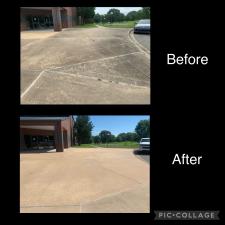 before and after - pressure washing gallery 76